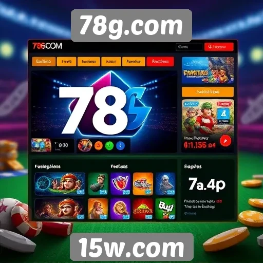 Análise da interface do usuário do 78g.com